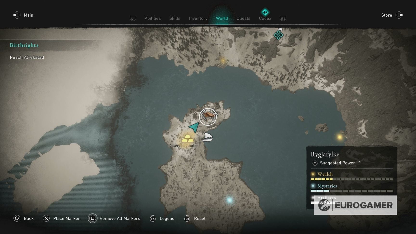 Assassin's Creed Valhalla Deserted Chalet key location, where to